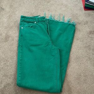 COPY - zara green Jeans